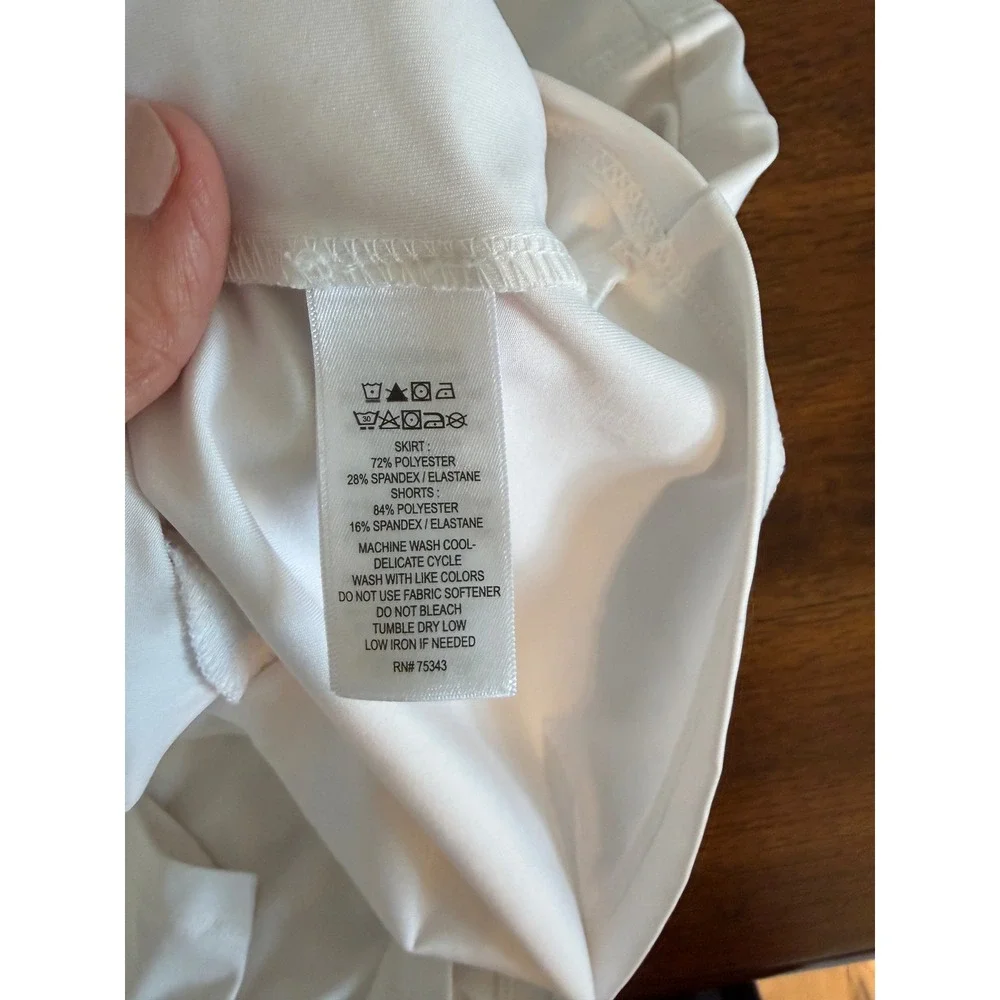 Tommy Bahama Golf Women's White Skirt/Skort Size XL Golf Tennis Pickleball